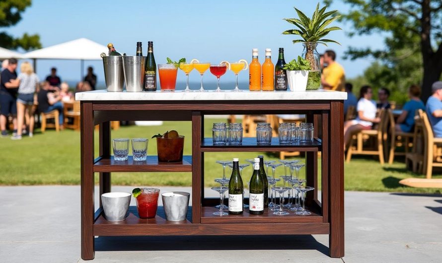 Chariot à boissons : comment concilier autonomie et praticité lors des événements extérieurs ?
